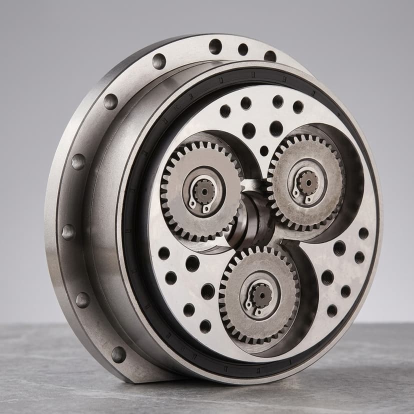 Heavy-duty RV gearbox with robust cycloidal stage